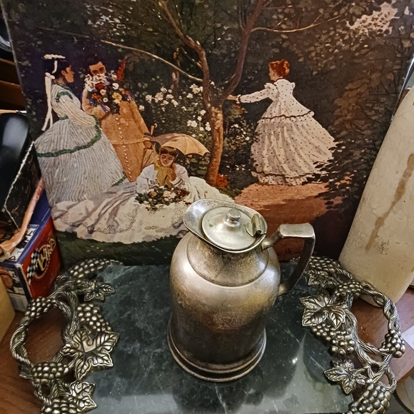 🇺🇲Antique Server Grand Silver Co.Wear Brite Nickel Silver Pitcher,Gift!🛍 - Picture 10 of 16